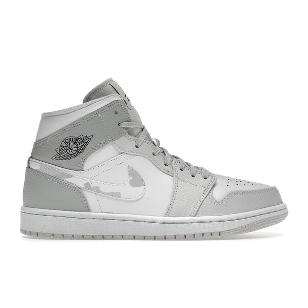 Jordan ジョーダン メンズ スニーカー 【Jordan 1 Mid Grey Camo】 サイズ US_12(30.0cm) White/Grey|asty