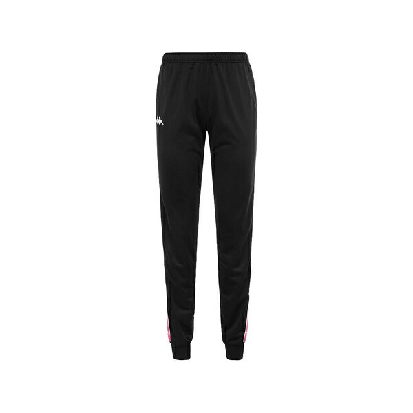 カッパ レディース カジュアルパンツ ボトムス 222 banda wrastoria track pants Black|asty