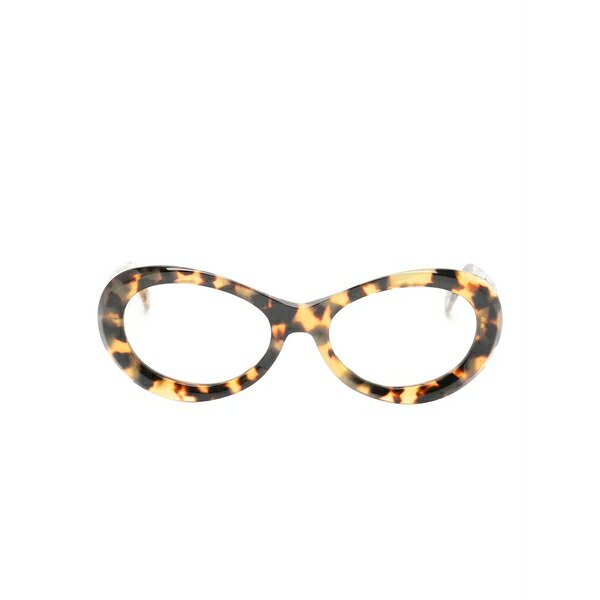 トーテム レディース サングラス&アイウェア アクセサリー Logo-detail sunglasses Brown|asty