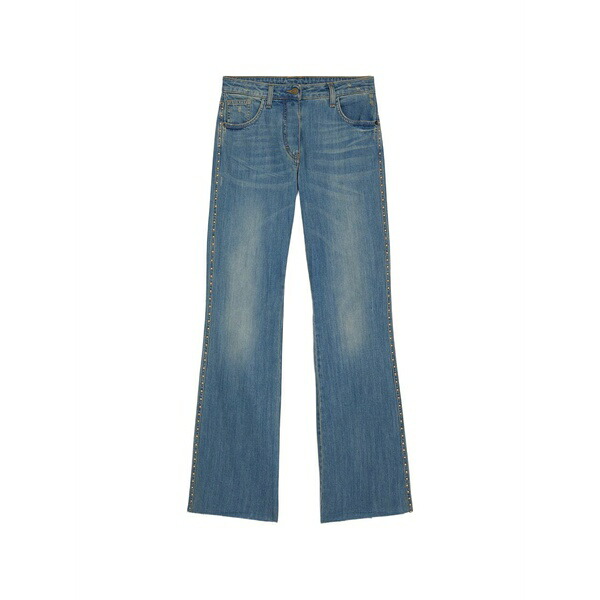 モモン レディース カジュアルパンツ ボトムス Fuego stud-embellished jeans Blue|asty