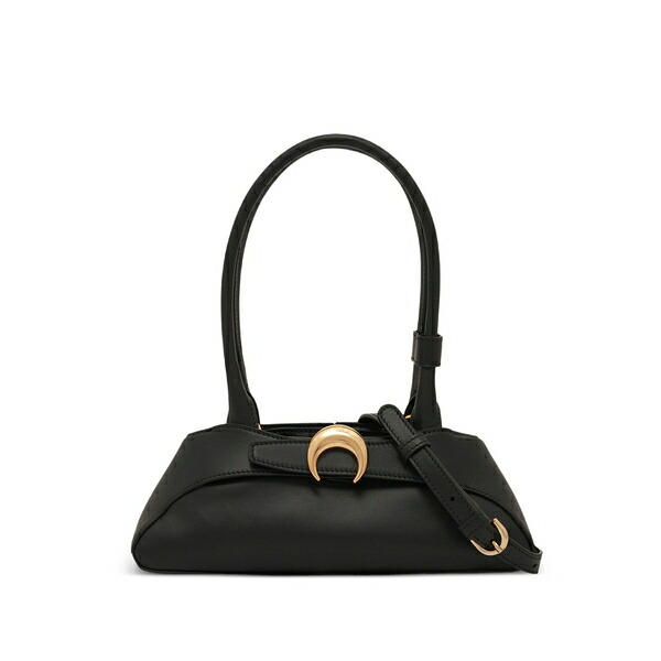 マリーン セル レディース ハンドバッグ バッグ Mini aurora smooth-leather tote bag Black｜asty