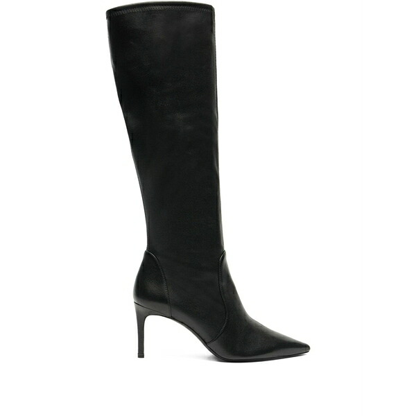 スチュアート ワイツマン レディース ブーツ シューズ Knee-high pointed-toe boots Black|asty