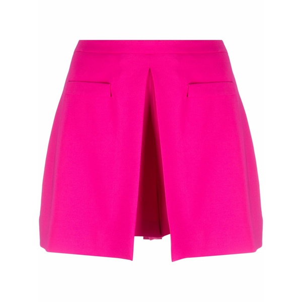 モスキーノ レディース カジュアルパンツ ボトムス Pleated crepe tailored shorts Pink｜asty