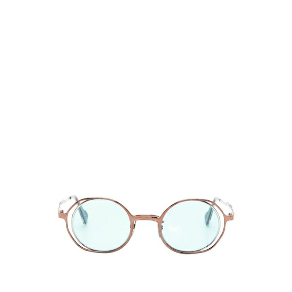 クボラウム メンズ サングラス・アイウェア アクセサリー Maske h11 round-frame sunglasses Brown|asty
