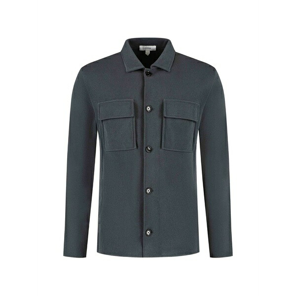 ラルディーニ メンズ ジャケット＆ブルゾン アウター Pocket shirt jacket Grey｜asty