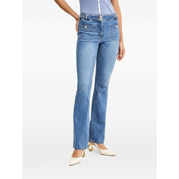 モーガンレーン レディース デニムパンツ ボトムス Button-up jeans Blue｜asty 23,998円