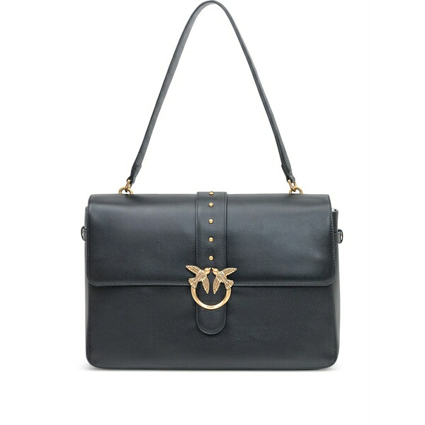 ピンコ レディース ショルダーバッグ バッグ Maxi love studded shoulder bag Black｜asty 79,640円
