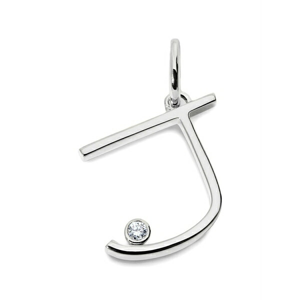モニカヴィナダー レディース ネックレス・チョーカー・ペンダントトップ アクセサリー Solitaire diamond pendant Silver|asty