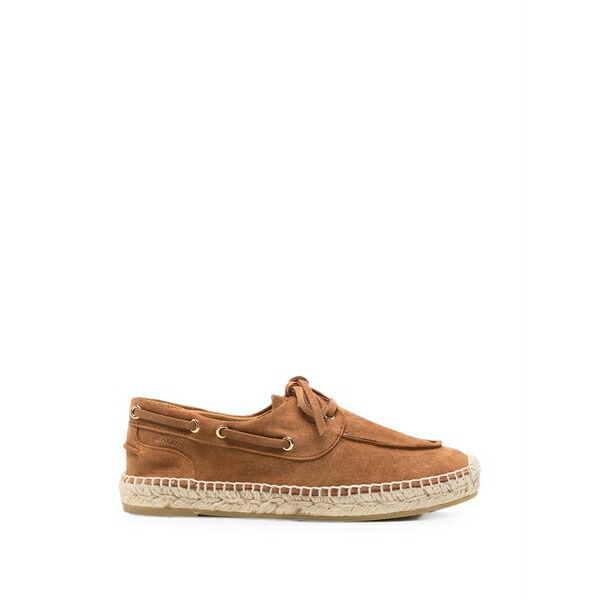 バリー レディース サンダル シューズ Suede espadrille Brown｜asty