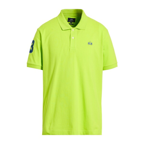 【送料無料】 ラ マルティーナ メンズ Tシャツ トップス Polo shirts Green