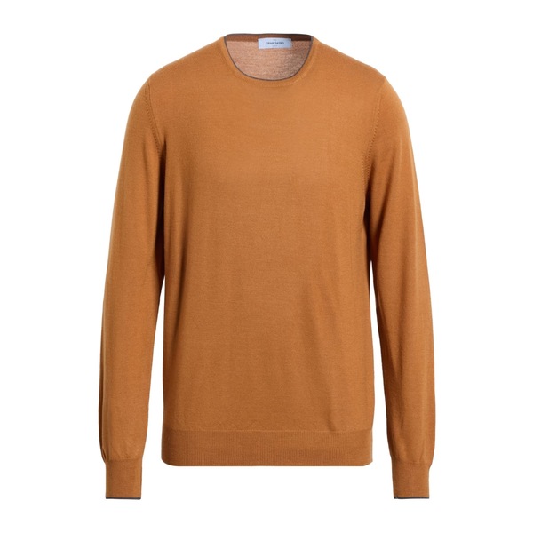 【貨物輸送無料】 グランサッソ メンズ 編み物\u0026プルオーバー アウター Sweaters Beige
