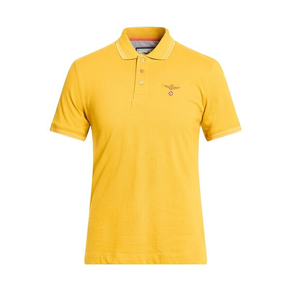 【送料無料】 アエロナウティカ ミリターレ メンズ Tシャツ トップス Polo shirts Yellow