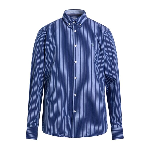 【送料無料】 ハーモント & ブレイン メンズ シャツ トップス Shirts Blue｜asty
