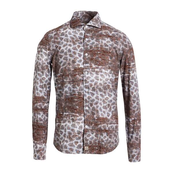 【送料無料】 サンリサ メンズ シャツ トップス Shirts Brown