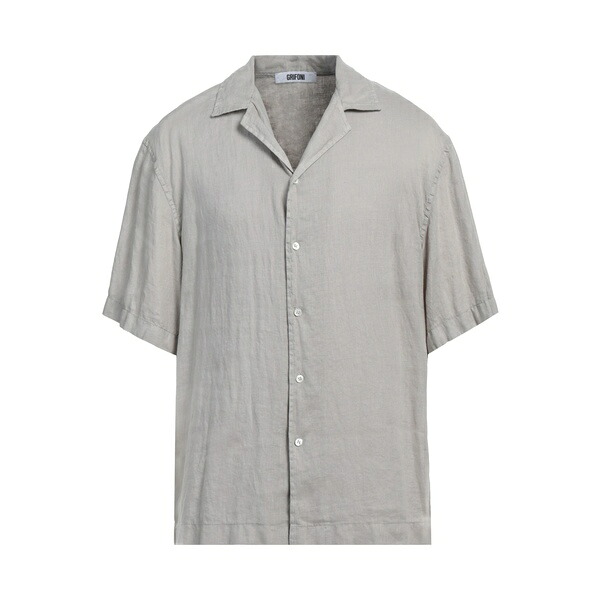【送料無料】 グリフォーニ メンズ シャツ トップス Shirts Grey｜asty