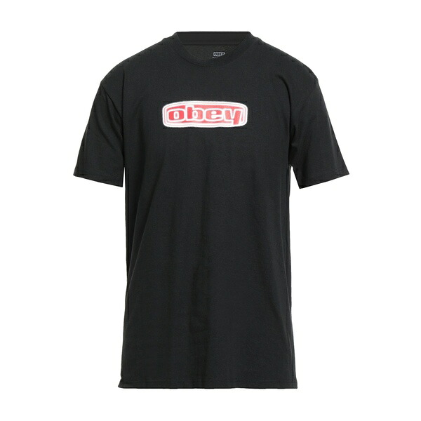 【送料無料】 オベイ メンズ Tシャツ トップス T-shirts Black