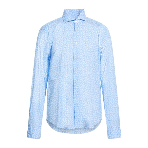【送料無料】 フェデーリ メンズ シャツ トップス Shirts Azure