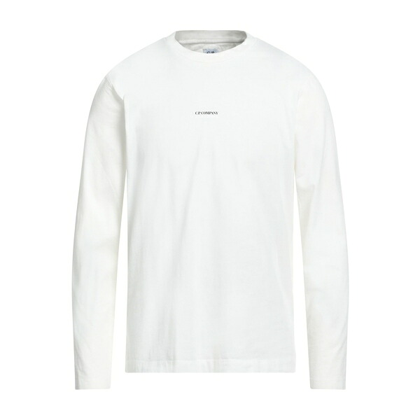 【送料無料】 シーピーカンパニー メンズ Tシャツ トップス T-shirts White