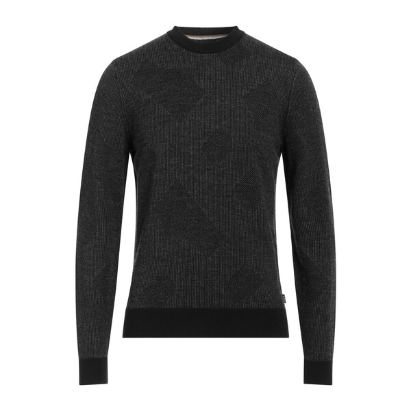 【送料無料】 ボス メンズ ニット\u0026セーター アウター Sweaters Black