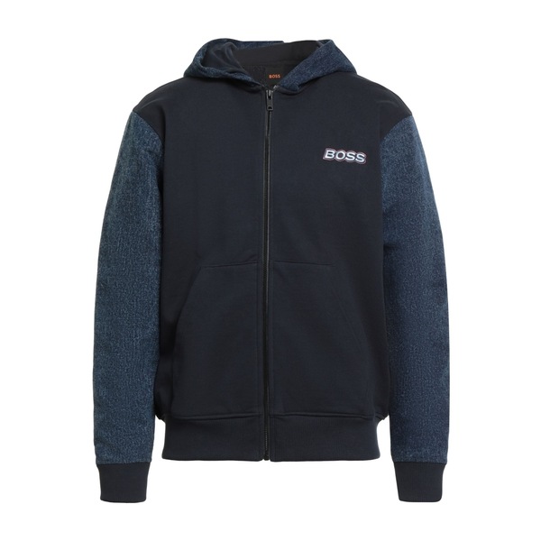 【送料無料】 ボス メンズ パーカー・スウェットシャツ アウター Sweatshirts Blue