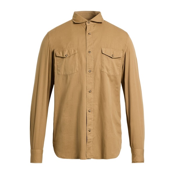 【送料無料】 ジャンパオロ メンズ シャツ トップス Shirts Beige