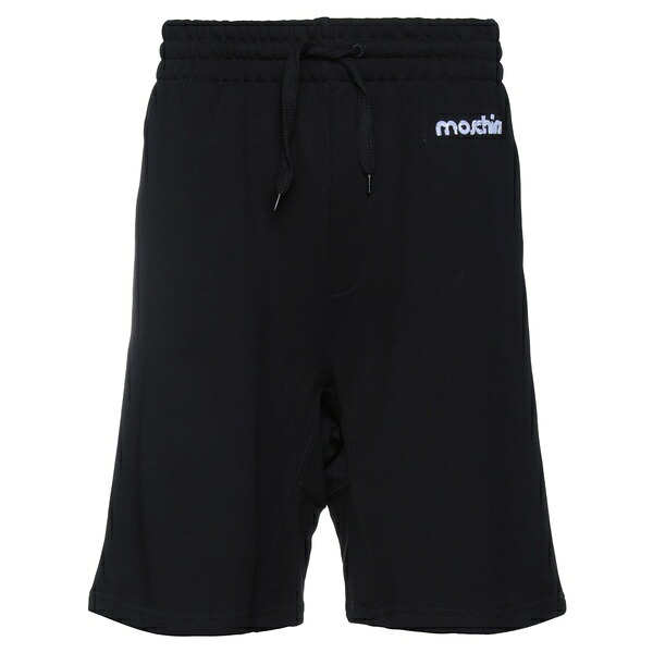 【送料無料】 モスキーノ メンズ カジュアルパンツ ボトムス Shorts & Bermuda Shorts Black