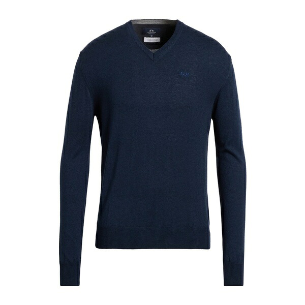 【貨物輸送無料】 ラ マルティーナ メンズ 編み物\u0026プルオーバー アウター Sweaters Blue
