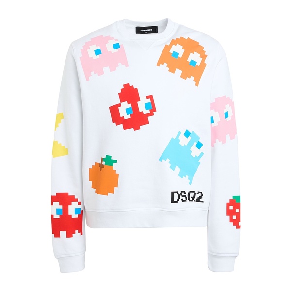 【送料無料】 ディースクエアード メンズ パーカー・スウェットシャツ アウター Sweatshirts White