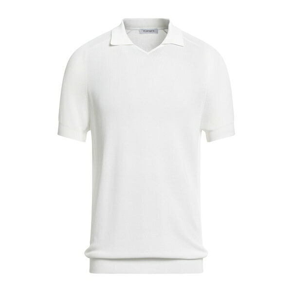 【貨物輸送無料】 カングラ  メンズ 編み物\u0026プルオーバー アウター Sweaters White