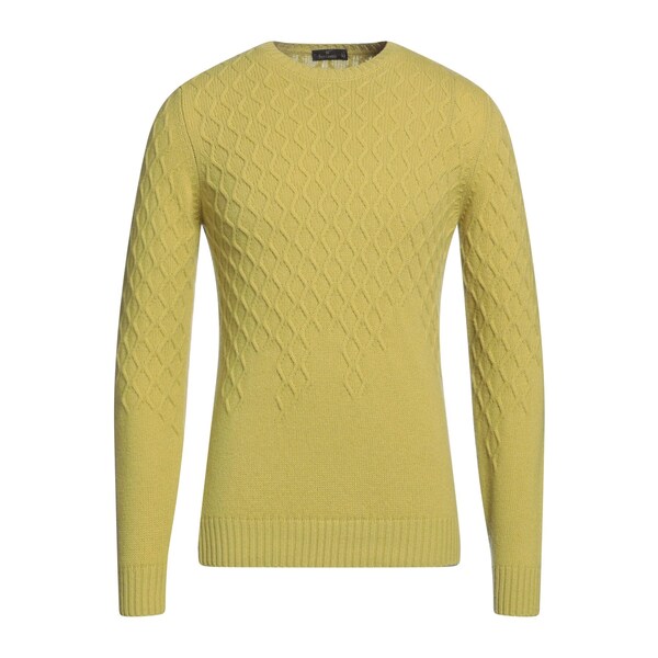 【貨物輸送無料】 フェランテ メンズ 編み物\u0026プルオーバー アウター Sweaters Green