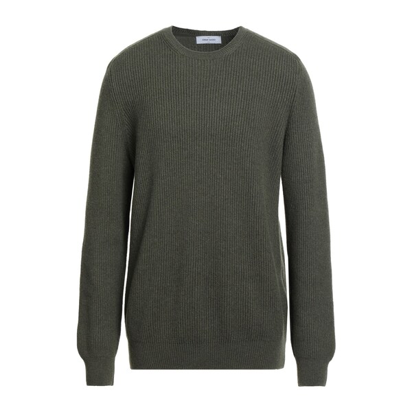 【貨物輸送無料】 グランサッソ メンズ 編み物\u0026プルオーバー アウター Sweaters Green
