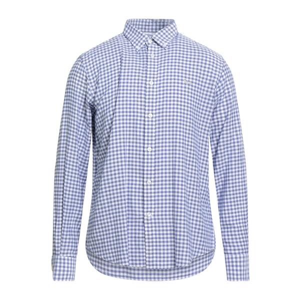 【送料無料】 ハーモント & ブレイン メンズ シャツ トップス Shirts Blue