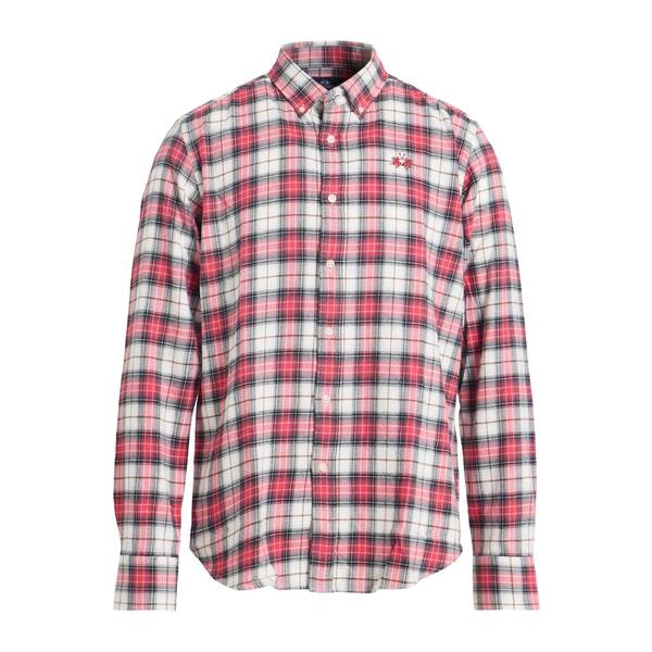 【送料無料】 ラ マルティーナ メンズ シャツ トップス Shirts Red