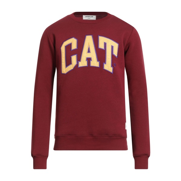【送料無料】 キャタピラー メンズ パーカー・スウェットシャツ アウター Sweatshirts Red｜asty