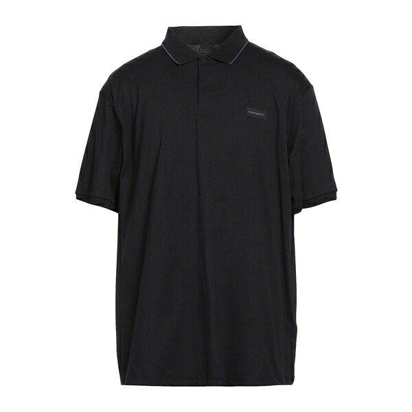 【送料無料】 ハケット メンズ Tシャツ トップス Polo shirts Black