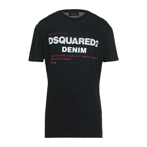 【送料無料】 ディースクエアード メンズ Tシャツ トップス T-shirts Black 27,820円