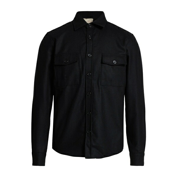【送料無料】 メッサジェリエ メンズ シャツ トップス Shirts Black