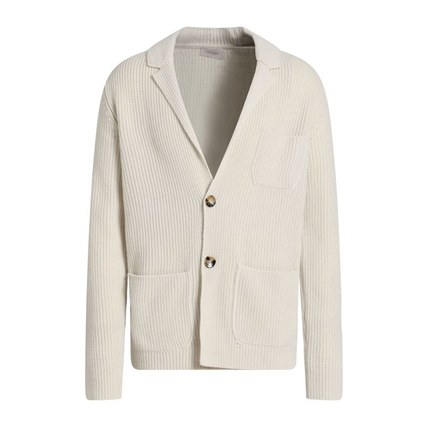 【貨物輸送無料】 アグノラ メンズ 編み物\u0026ティーシャツ アウター Cardigans White
