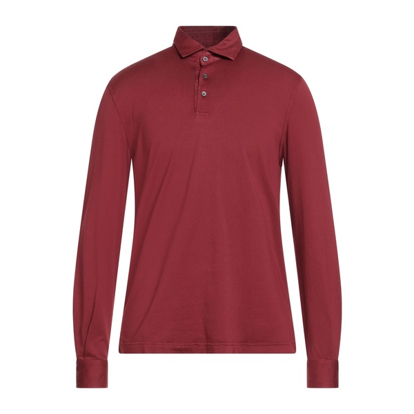 【送料無料】 フェデーリ メンズ Tシャツ トップス Polo shirts Red