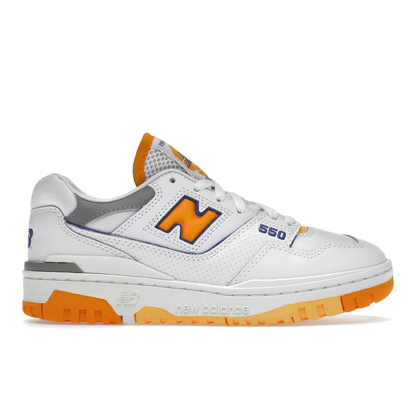New Balance ニューバランス メンズ スニーカー 【New Balance 550 White Vibrant Orange】 サイズ US_M_14 White/Vibrant Orange/Purple