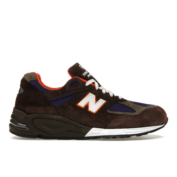 New Balance ニューバランス メンズ スニーカー 【New Balance 990v2 MiUSA Brown Purple】 サイズ US_7(25.0cm) Brown/Grey/Purple