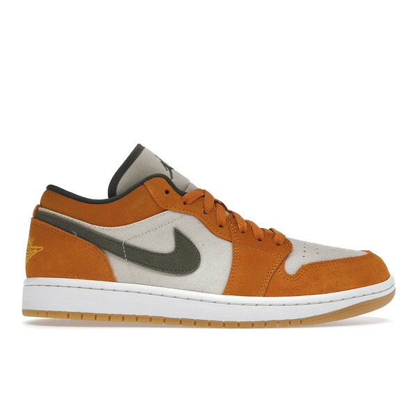 Jordan ジョーダン メンズ スニーカー 【Jordan 1 Low SE Light Curry】 サイズ US_M_18 Orange/Olive-Sail
