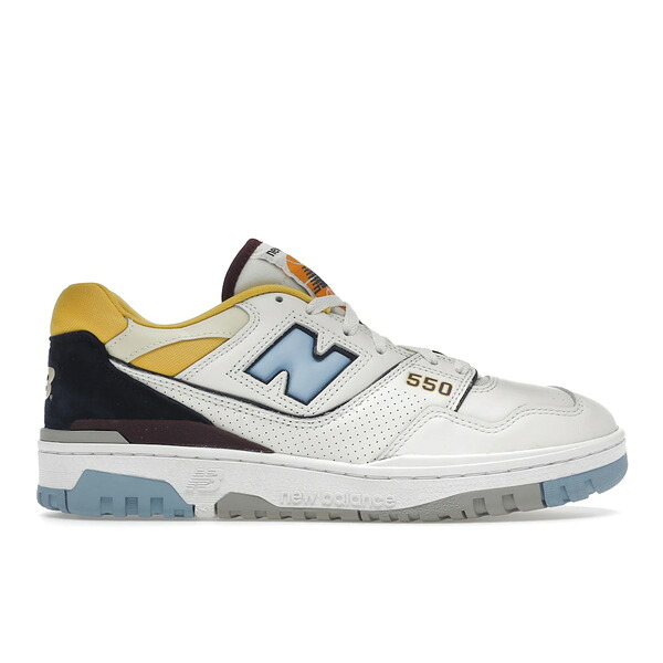 New Balance ニューバランス メンズ スニーカー 【New Balance 550 Marquette】 サイズ US_8(26.0cm) White/University Blue/Yellow｜asty