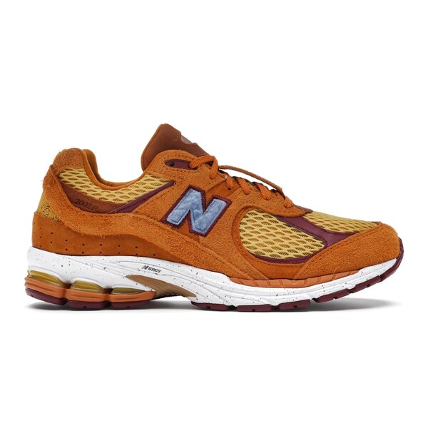 New Balance ニュー平衡にする メンズ スニーカー  【New Balance 2002R Salehe Bembury Peace Be The Journey】  大きさ US_9.5(27.5糎) Burnt Orange/Yellow/Blue