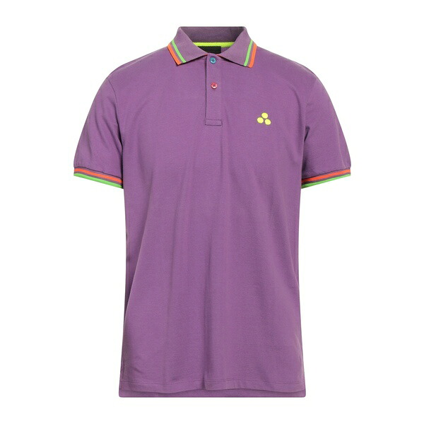 【送料無料】 ピューテリー メンズ Tシャツ トップス Polo shirts Purple