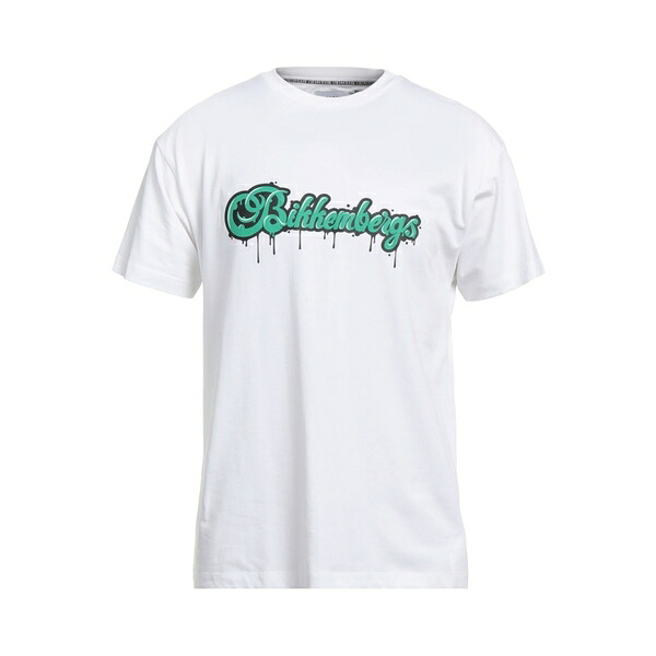 【送料無料】 ビッケンバーグス メンズ Tシャツ トップス T-shirts White