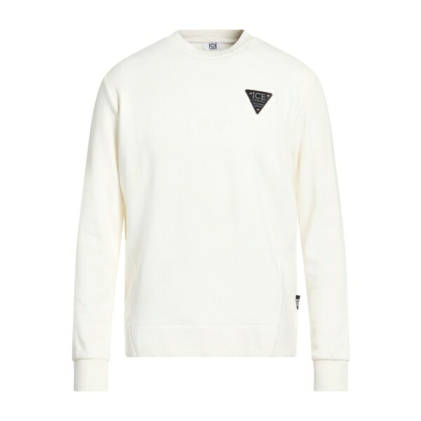 【貨物輸送無料】 アイスバーグレタス メンズ パーカー・スウェットシャツ アウター Sweatshirts White