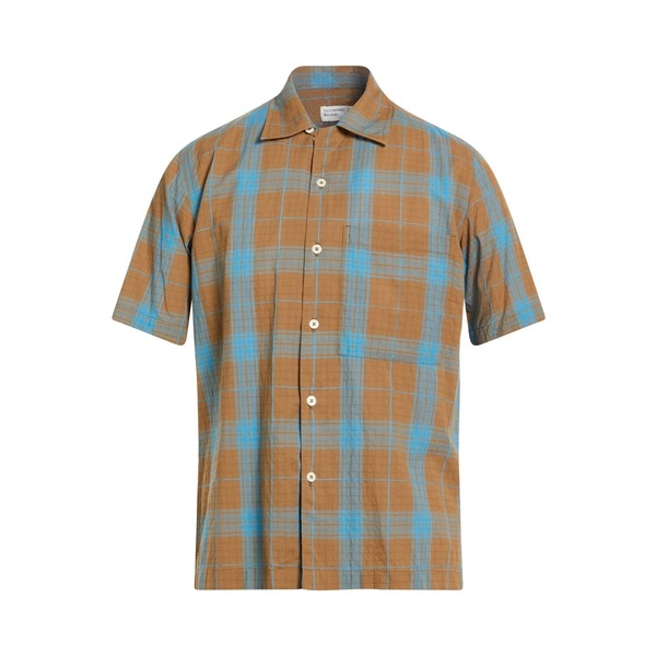 【貨物輸送無料】 ユニバーサルワークス メンズ プルオーバー トップス Shirts Brown