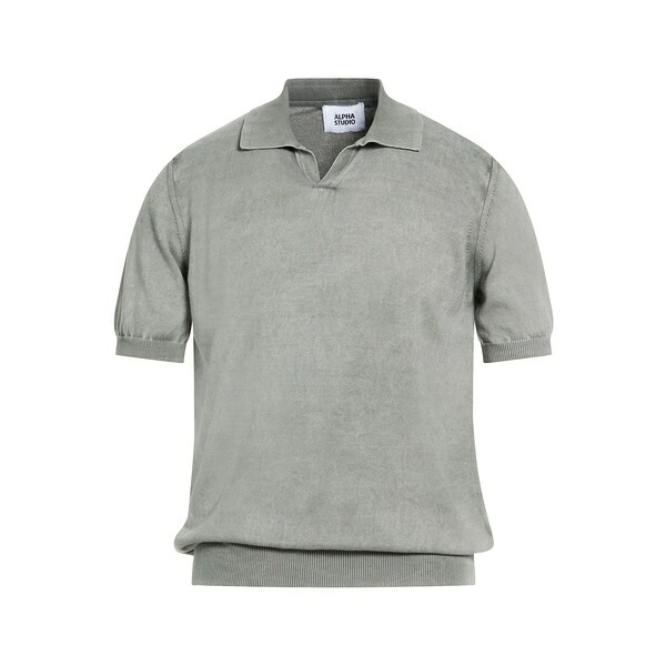 【貨物輸送無料】 アルファス テューディオ メンズ 編み物\u0026プルオーバー アウター Sweaters Grey