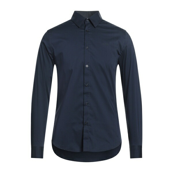 【送料無料】 ゲス メンズ シャツ トップス Shirts Blue